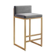Ghế bar khung sắt mặt nệm đơn giản GBB-48