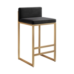 Ghế bar khung sắt mặt nệm đơn giản GBB-48