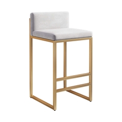 Ghế bar khung sắt mặt nệm đơn giản GBB-48