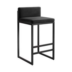 Ghế bar khung sắt mặt nệm đơn giản GBB-48