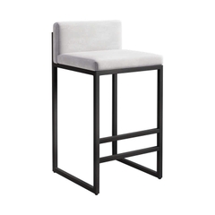 Ghế bar khung sắt mặt nệm đơn giản GBB-48