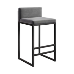 Ghế bar khung sắt mặt nệm đơn giản GBB-48