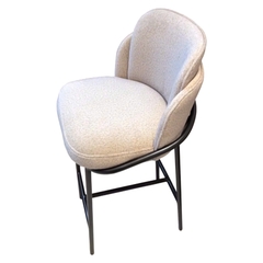 Ghế bar Minoti chân sắt sơn tĩnh điện bọc vải nhiều màu GBB-54