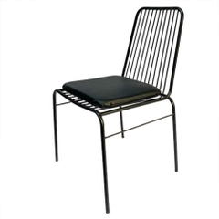 Ghế cafe khung sắt có nệm ngồi GCF-23