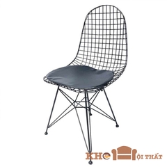 Ghế sắt cafe herry ngoài trời có nệm ngồi GCF-32