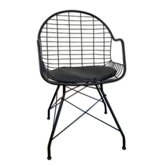 Ghế cafe sắt QUEEN có nệm ngồi GCF-33