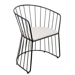 Ghế vòm khung sắt nhiều màu có nệm GCF-18