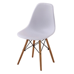 Ghế eames nhựa chân gỗ, ghế ăn - ghế cafe giá rẻ GCF-01