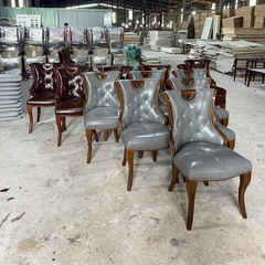 Ghế Karo gỗ tự nhiên bọc nệm GG-13