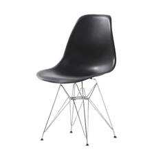 Ghế nhựa eames chân sắt mạ crom GCF-10