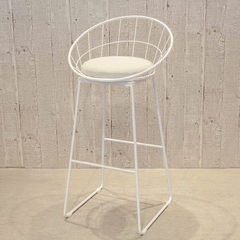 Ghế quầy khung sắt có nệm ngồi GBB-49