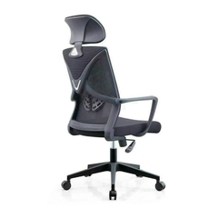 Ghế văn phòng tay V có kê đầu D37