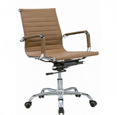 Ghế xoay da lưng thấp có ngã lưng GVP-10