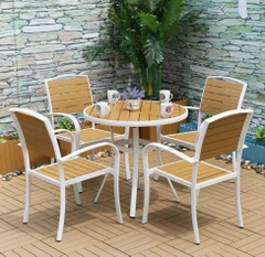 Bộ bàn cafe sân vườn 4 ghế BSV-05