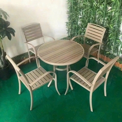 Bộ bàn cafe sân vườn 4 ghế BSV-05