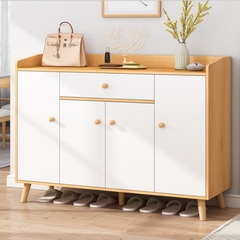 Kệ giày 4 cánh gỗ mdf hiện đại KG-08