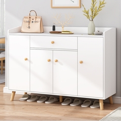 Kệ giày 4 cánh gỗ mdf hiện đại KG-08