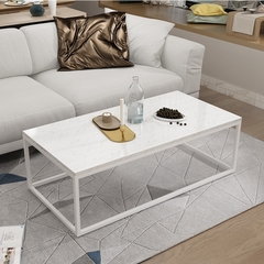 Bàn sofa mặt đá hình chữ nhật đơn giản BTS-18