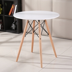 Bàn eames tròn tiếp khách, bàn cafe nhỏ gọn BCF-09