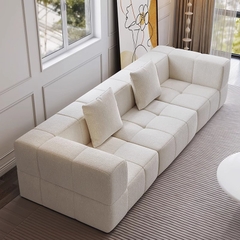 Ghế sofa băng BOX bọc vải lông cừu SFB-12