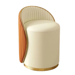 Ghế đôn bọc da khung đế inox xoay 360 độ DON-01