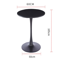 Bàn bar tuylip mặt đá chân sắt sơn tĩnh điện BCF-16