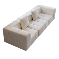 Ghế sofa băng BOX bọc vải lông cừu SFB-12