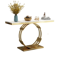 Kệ trang trí, bàn console cao cấp chân inox mặt đá BCL-18