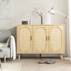 Tủ giày cánh mành mây đan caro KG-40
