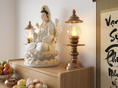 Tủ Thờ Gỗ Đan Mây TT-04