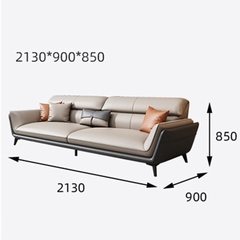 Ghế sofa băng bọc da hiện đại SFB-14