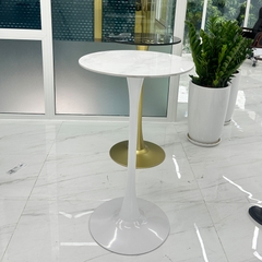 Bàn bar tuylip mặt đá chân sắt sơn tĩnh điện BCF-16