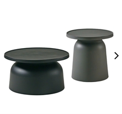 Bộ bàn trà decor nhựa PP nhập khẩu kiểu dáng đơn giản BTN-02