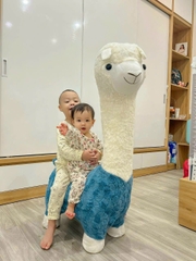 Ghế thú bông cho bé hình lạc đà Alpaca ngộ ngĩnh GTG-06