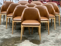 Ghế Grace có tay gỗ cao su tự nhiên GA-89