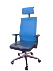 Ghế làm việc tay T có kê đầu và nâng hạ chiều cao D39