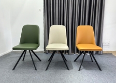 Ghế pantry, ghế ăn bọc da chân sắt xoay 360 độ X6