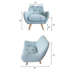 Ghế sofa đơn cho bé yêu GSF-73