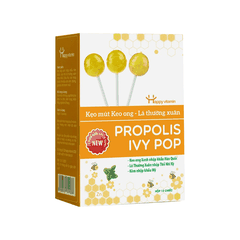 Kẹo mút keo ong lá thường xuân Happy Vitamin