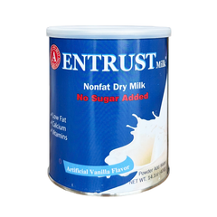 Entrust Milk Nutrition Powder  vanilla 6/14.1 oz