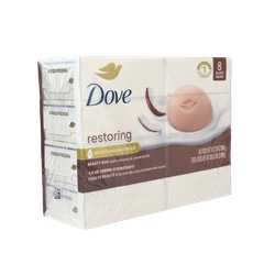 Dove Bar Soap Coconut Milk 8 Bars 30oz