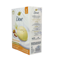 Dove Bar Soap Nourishing Care Shea Butter  8 Bars 30oz
