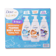 Dove Kids Care Foaming Body Wash, Variety Pack (3pk/13.5oz)
