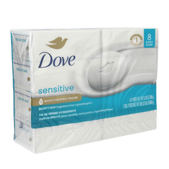 Dove Beauty Bar Soap Sensitive Skin 8 Bars 30oz