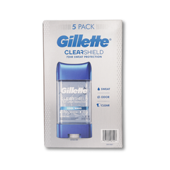 GILLETTE COOL WAVE GEL DEODORANT 5pk/3.8oz
