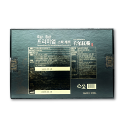 Korean Back & Red Ginseng Premium Stick Set 30 x 12ml