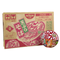Donbei Instant Cup Soba Noodle Tempura East 100g*12