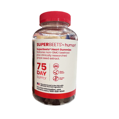 SuperBeets Heart Gummies, Strawberry, 150ct