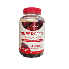 SuperBeets Heart Gummies, Strawberry, 150ct