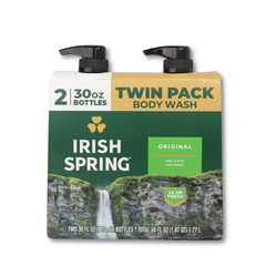 Irish Spring Men's Body Wash Original Clean 2pk/30oz